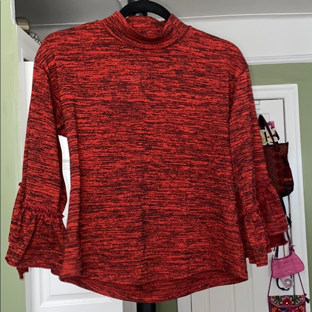 Mid crop turtle neck